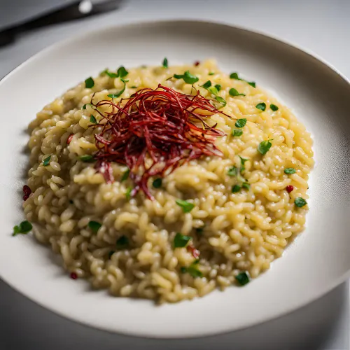 Asparagus Saffron Risotto