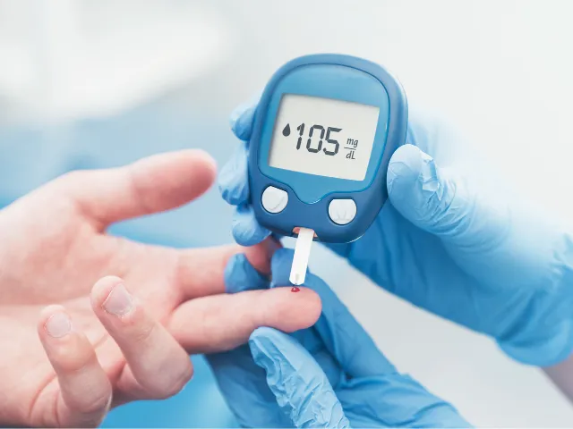 Sugar blood test diabetes