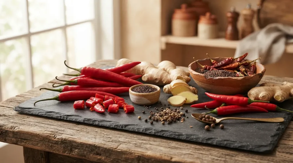 rajasic food meaning - spices